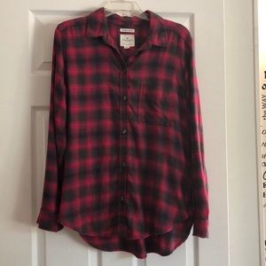 New American Eagle Outfitter Boyfriend Flannel